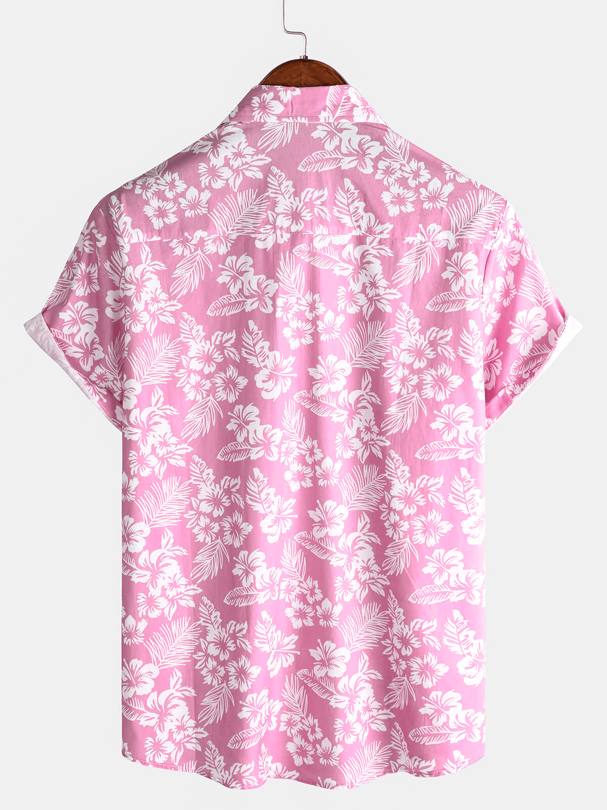 Vanmeeren™ | Hawaïblouse met korte mouwen en bloemenpatroon