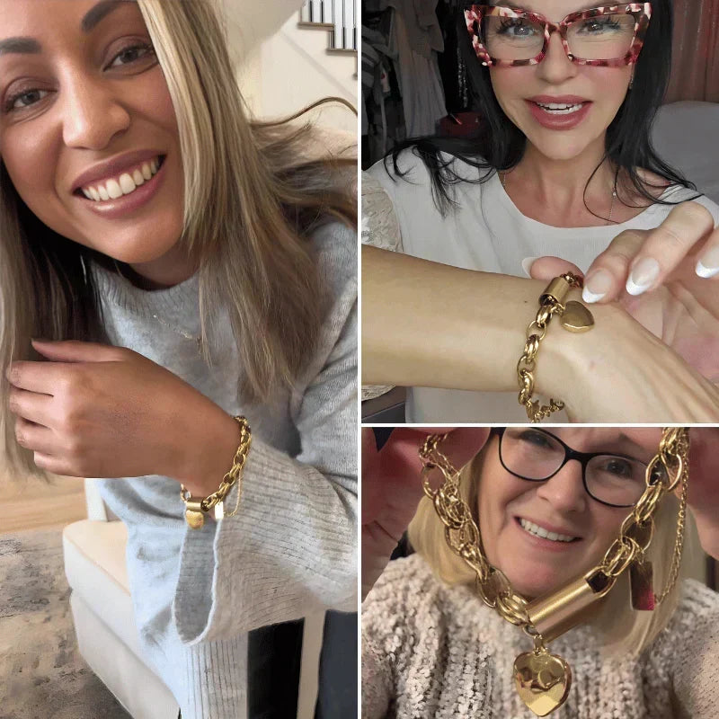 Vanmeeren™ | Gouden Hart Charm Armband