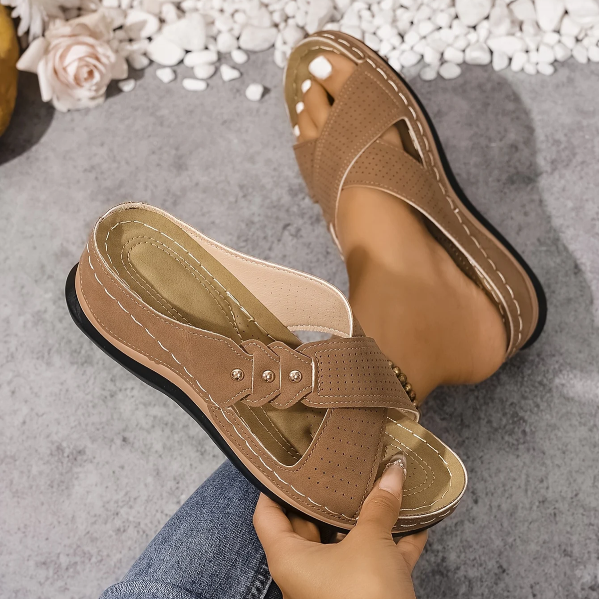 Printessa | Comfortable Wedge Sandals