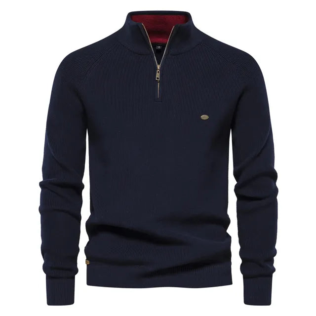 Vanmeeren™ | Gebreide Zip-Up Trui