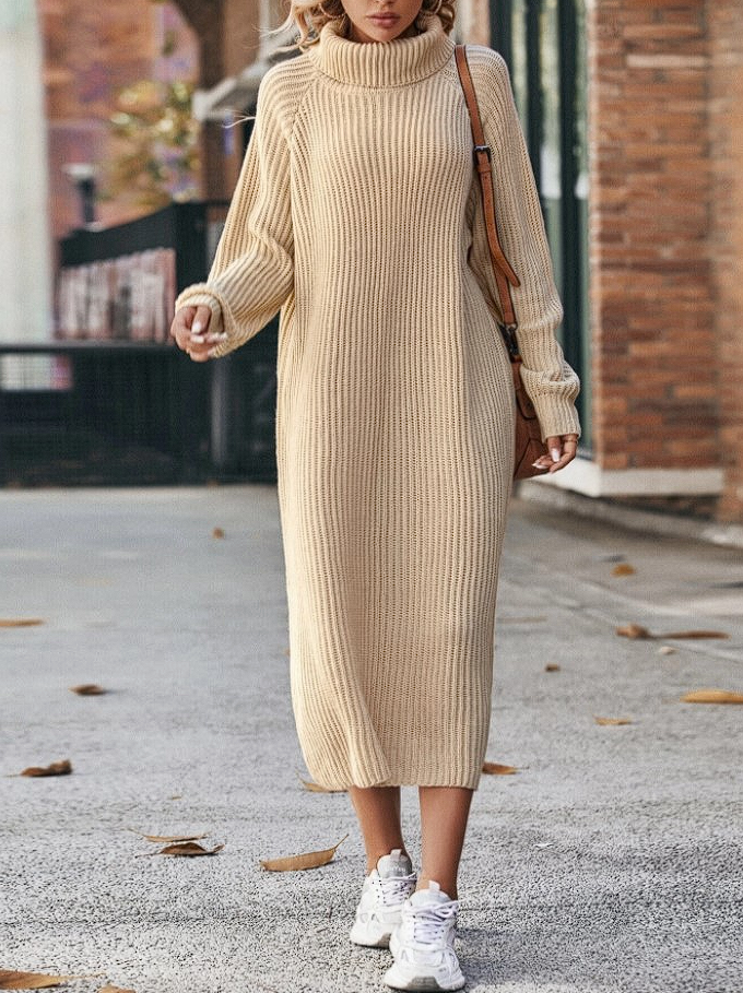 Laluna® | Casual Gebreide Jurk