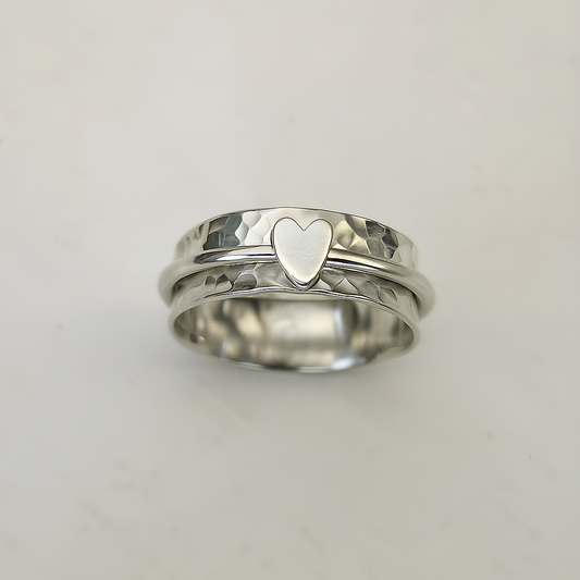 Laluna® | Zilveren Ring met Hartje