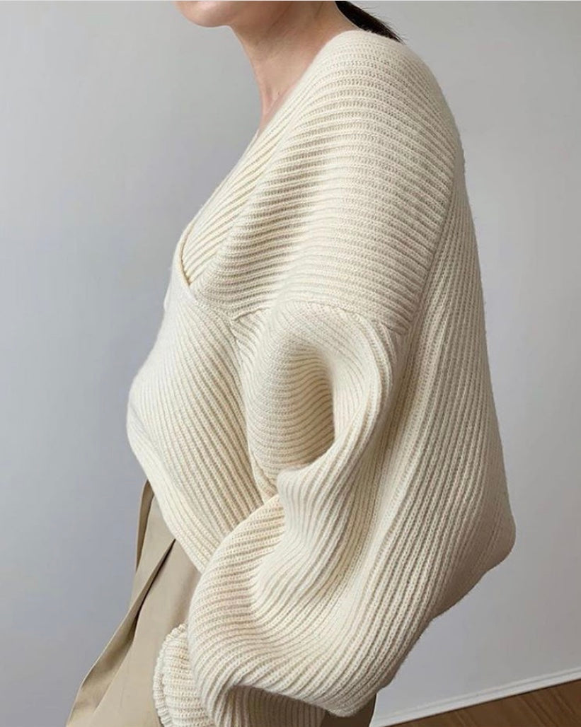 Vanmeeren™ | Elegante kruisgebreide trui