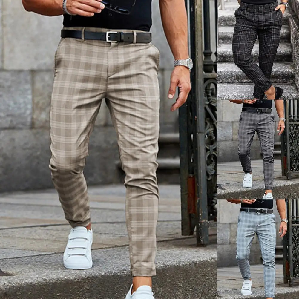 Vanmeeren™ | Casual Geruite Broek Voor Mannen