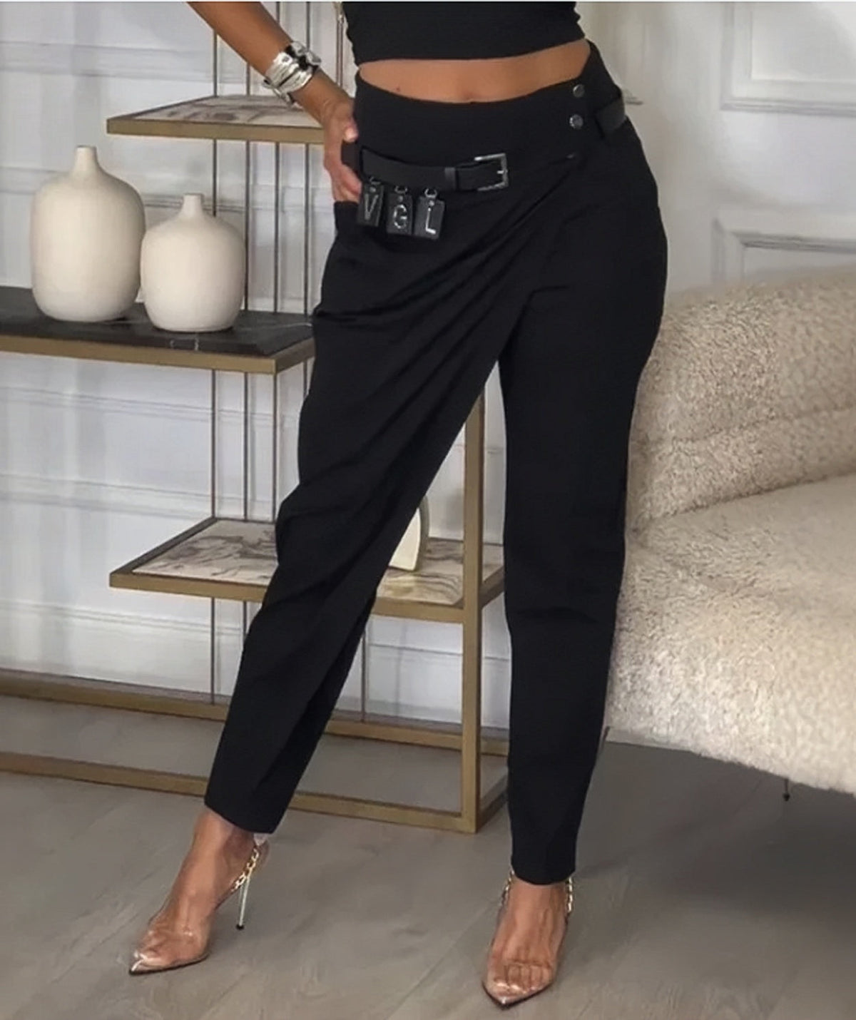 Tess™ | Elegant High-Waisted Trousers