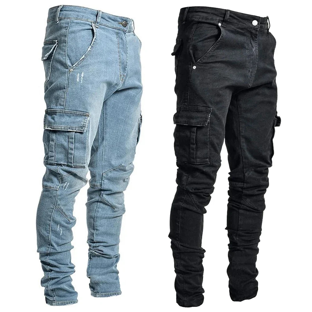 Vanmeeren™ | Cargo Street Elastic Jeans