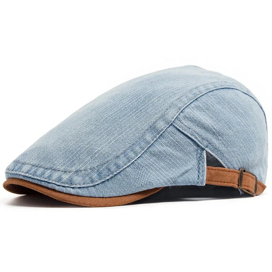 Vanmeeren™ | Premium Denim Flat Cap