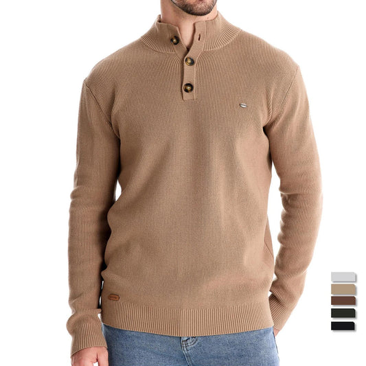 Vanmeeren™ | Herentrui Met Knoopdesign