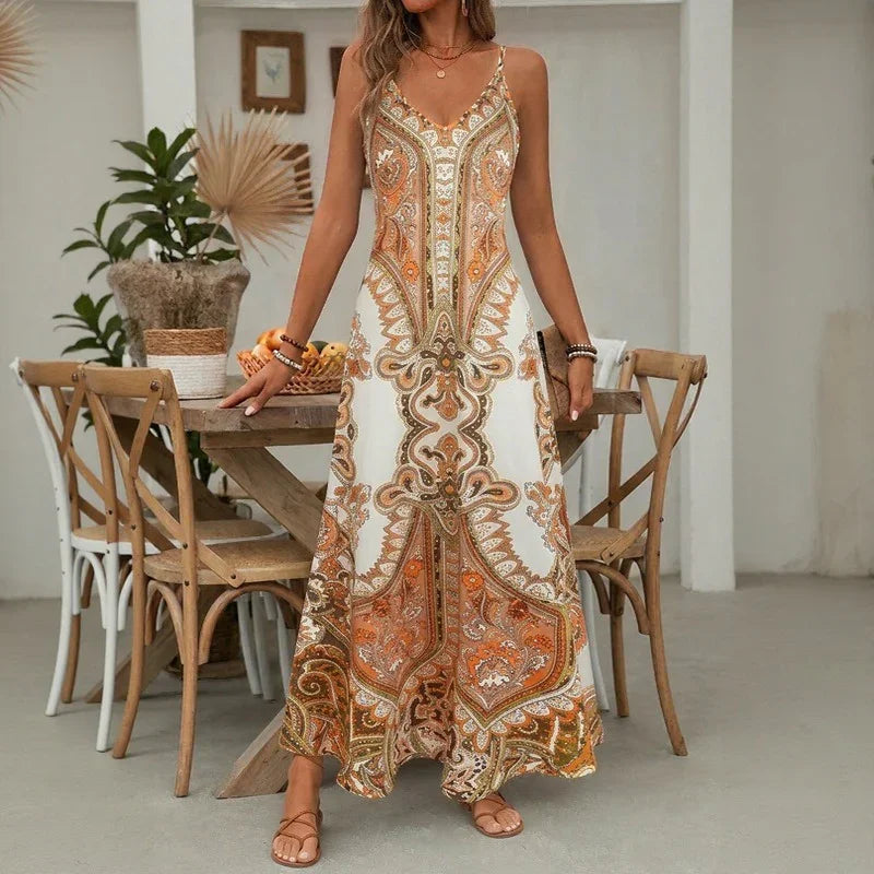 Jasmijn™ | Printed Maxi Dress