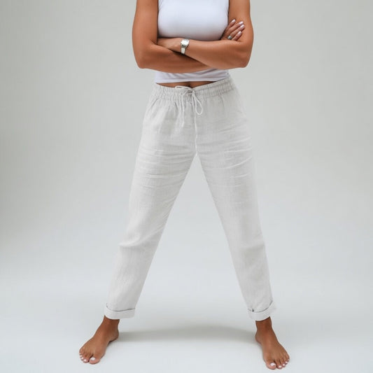 Albertine™ — 100% Katoenen Vloeiende Comfortabele Broek