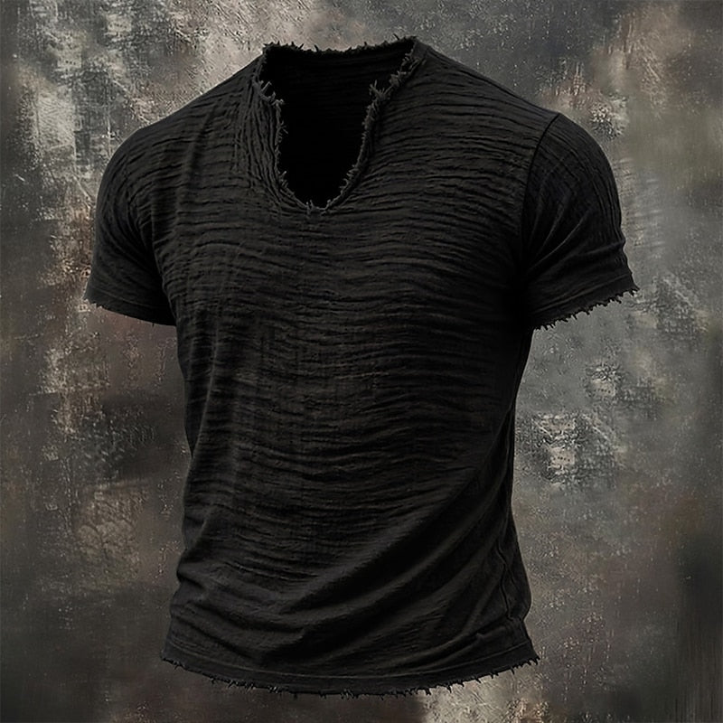 Vanmeeren™ | Vintage T-shirt Met V-hals