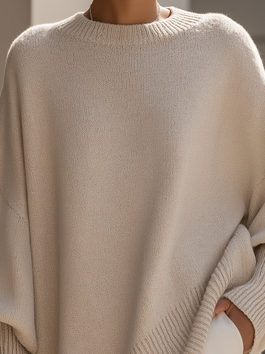 Laluna® | Oversized Lange Modieuze Trui