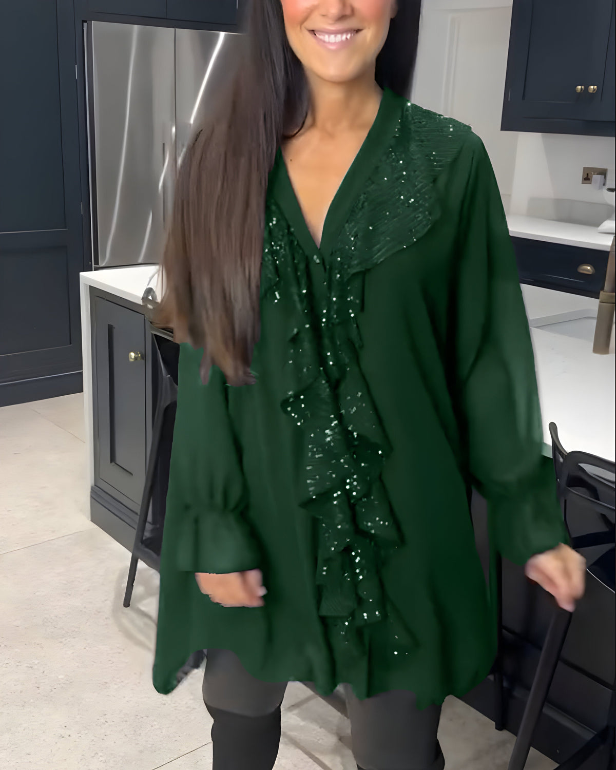 Skylar™ | Elegant Ruffled Blouse