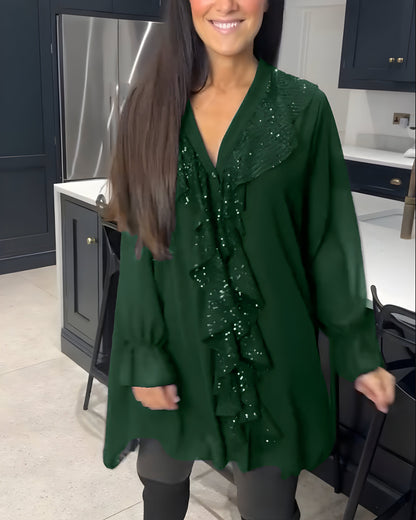 Skylar™ | Elegant Ruffled Blouse