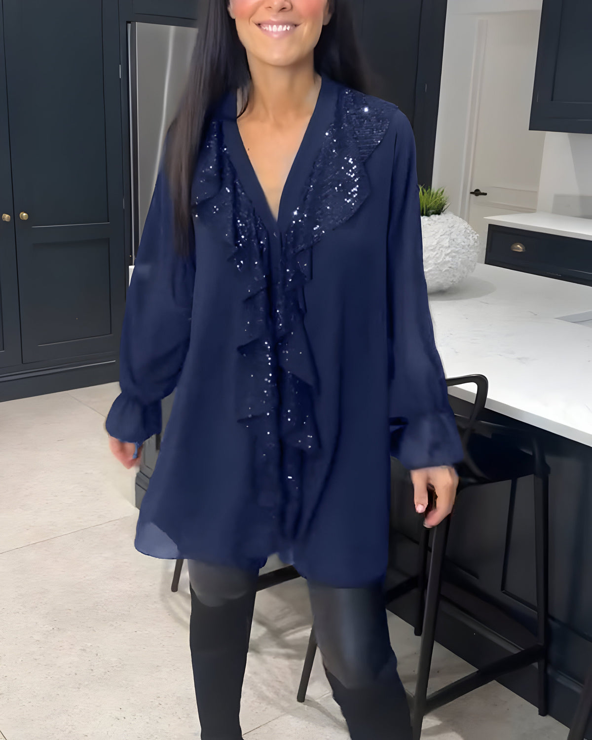Skylar™ | Elegant Ruffled Blouse