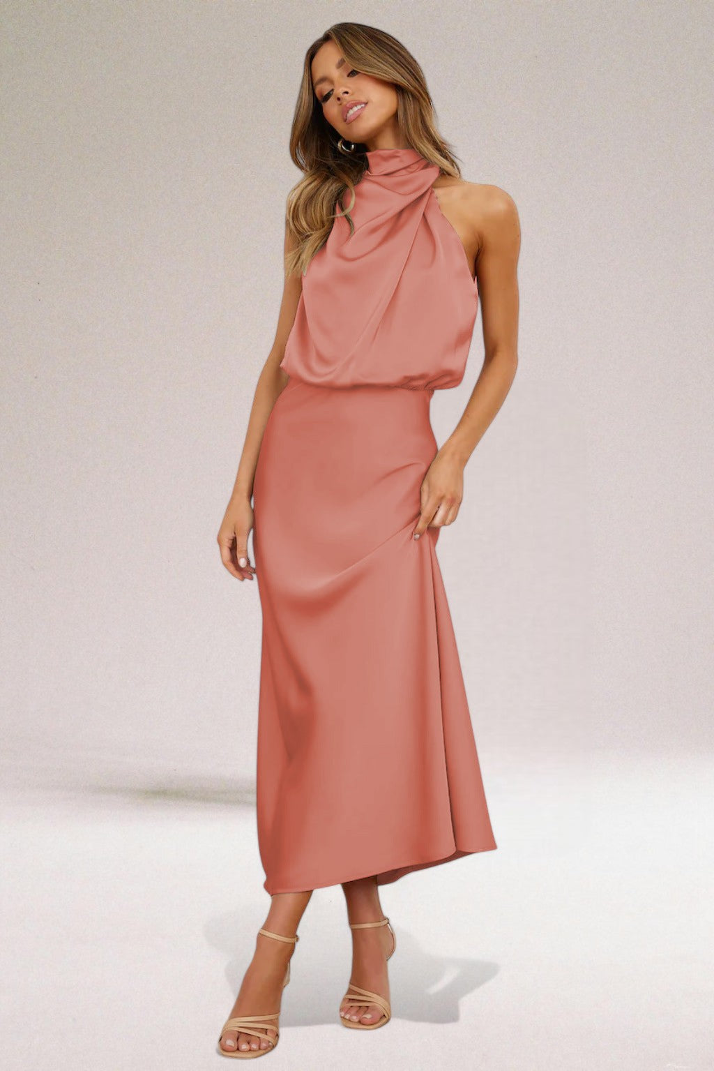 Laluna® | Satijnen Glamour Jurk