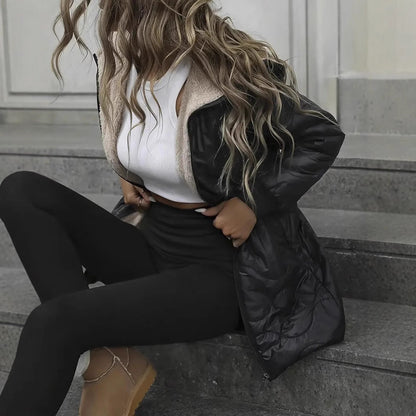 Lina™ | Lightweight Thermal Jacket with Hood and Zipper