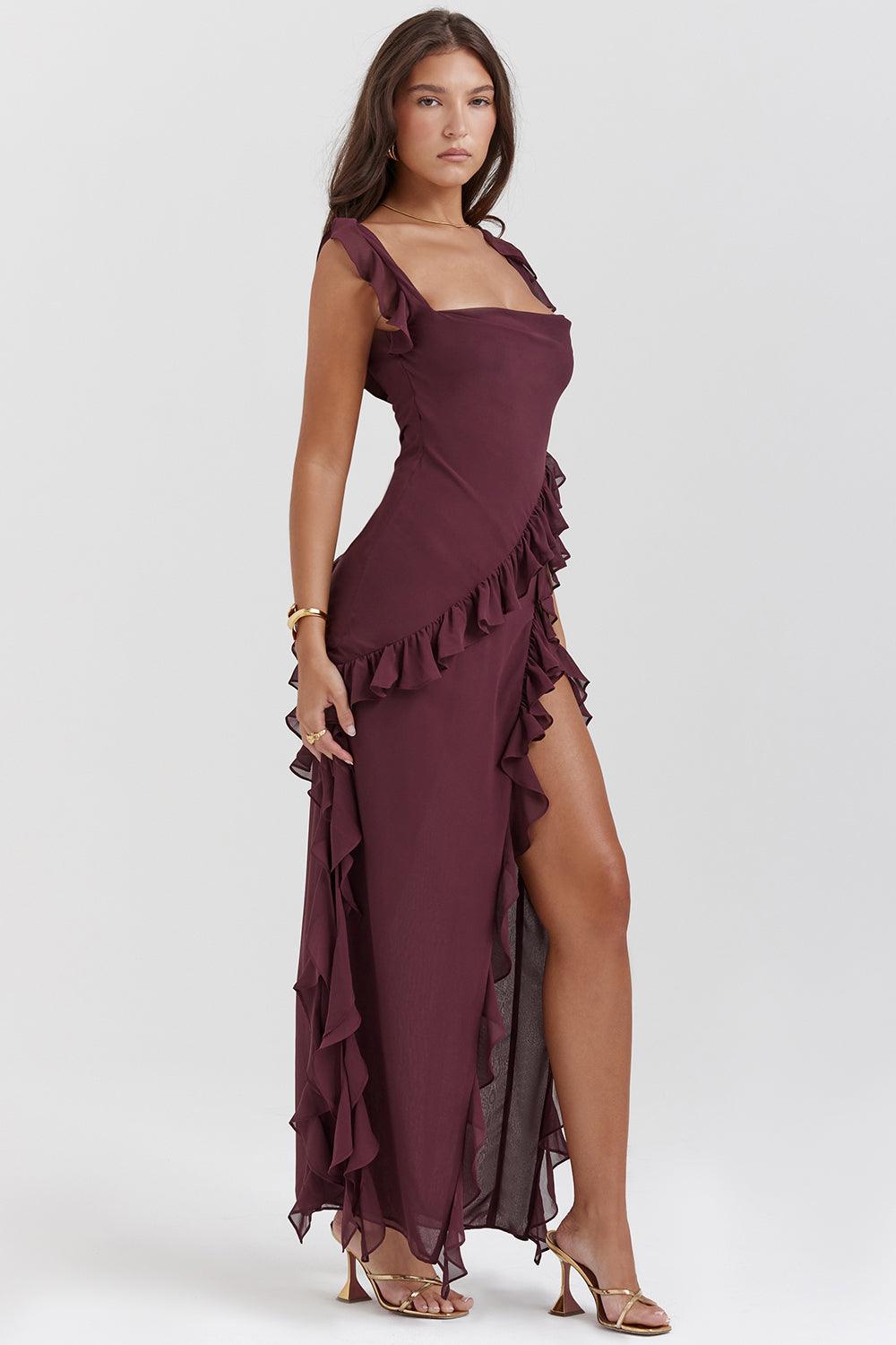 Laluna® | Maxi jurk Met Ruches