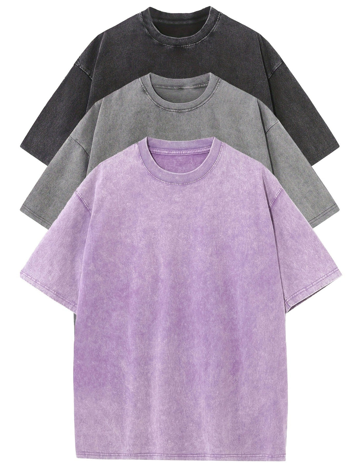 Vanmeeren™ | Essential Cotton Oversized Tee Set – 3-Pack