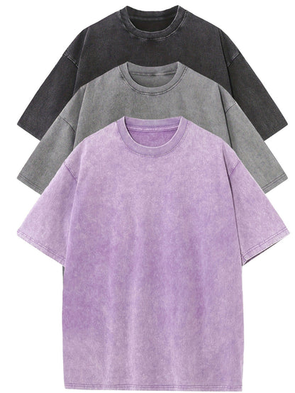 Vanmeeren™ | Essential Cotton Oversized Tee Set – 3-Pack