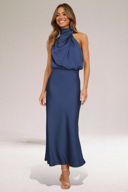 Laluna® | Satijnen Glamour Jurk
