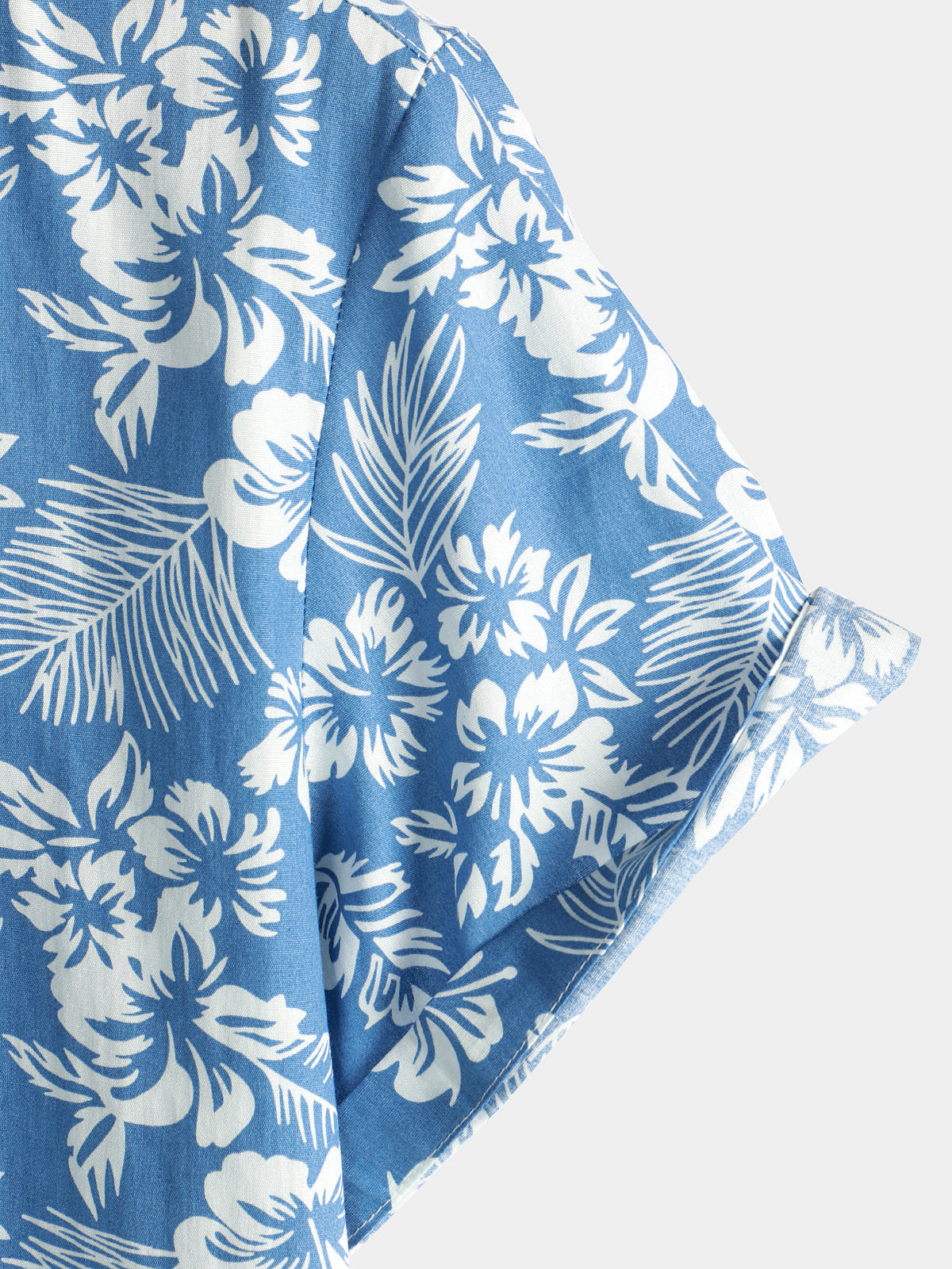 Vanmeeren™ | Hawaïblouse met korte mouwen en bloemenpatroon