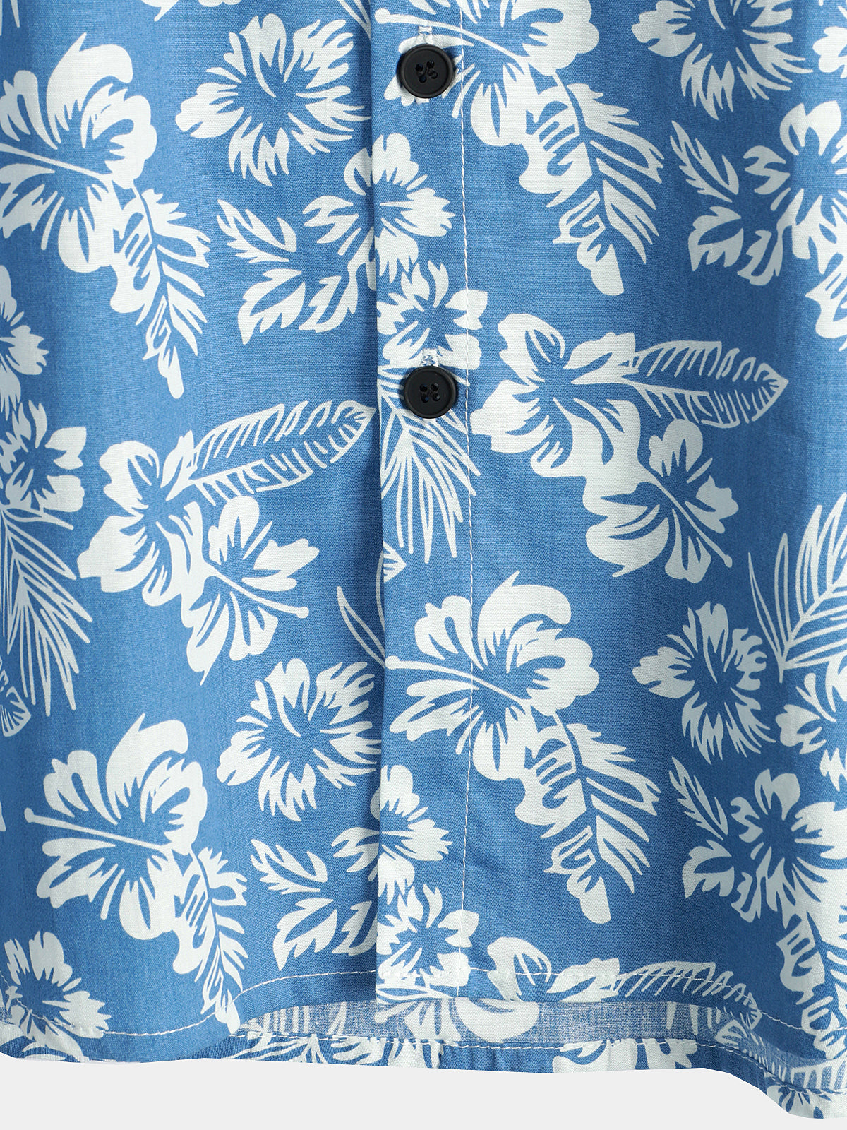 Vanmeeren™ | Hawaïblouse met korte mouwen en bloemenpatroon