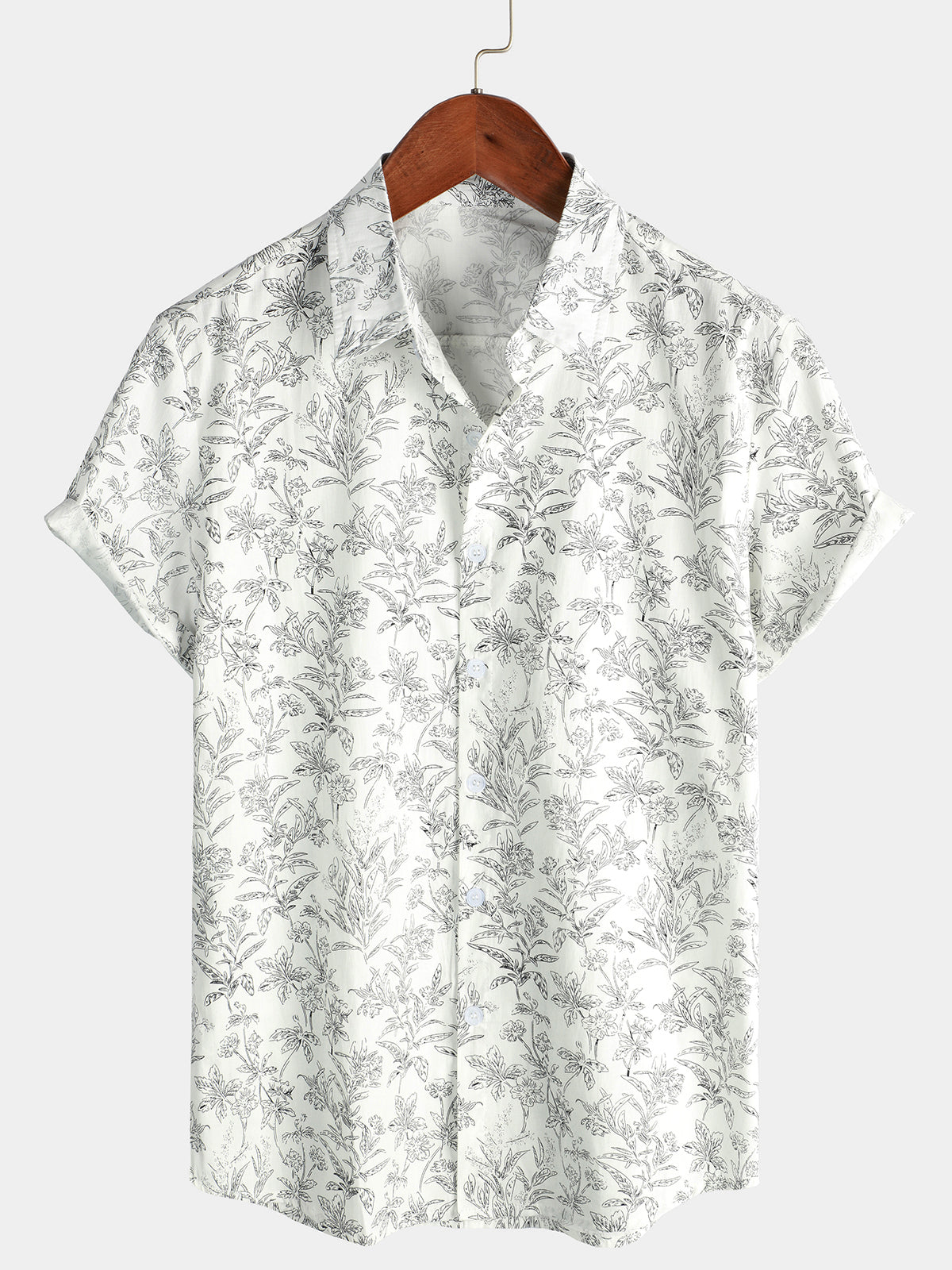 Vanmeeren™ | Katoenen Hawaii Overhemd met Korte Mouwen
