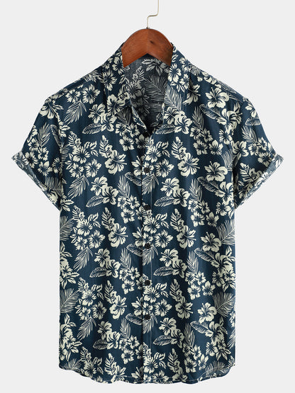 Vanmeeren™ | Katoenen Hawaii Overhemd met Korte Mouwen