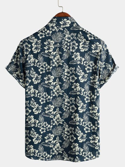 Vanmeeren™ | Katoenen Hawaii Overhemd met Korte Mouwen