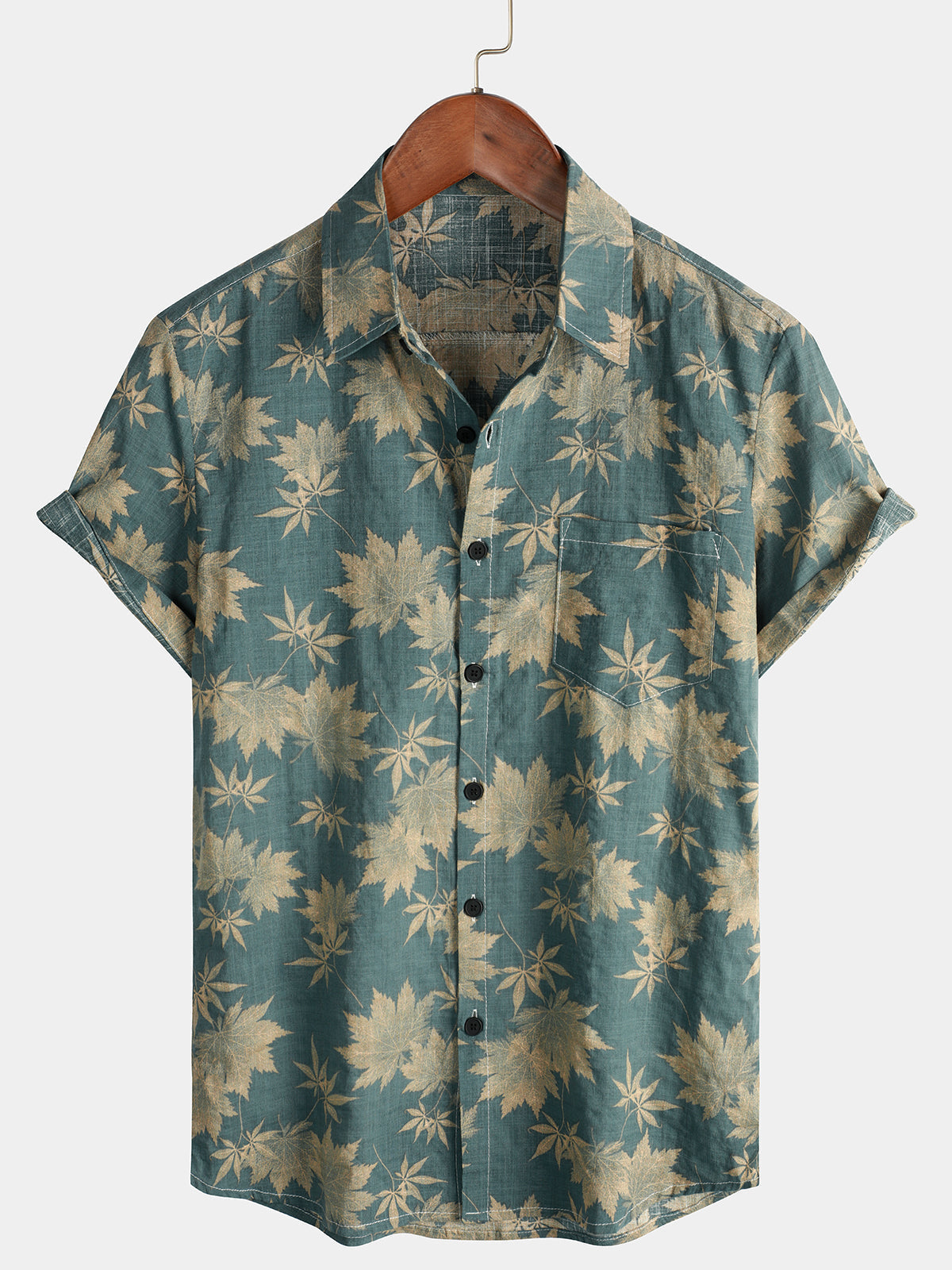 Vanmeeren™ | Katoenen Hawaii Overhemd met Korte Mouwen