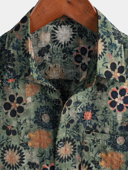 Vanmeeren™ | Katoenen Hawaii Overhemd met Korte Mouwen