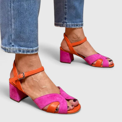 Devynne | Elegant Comfort Heel Sandals