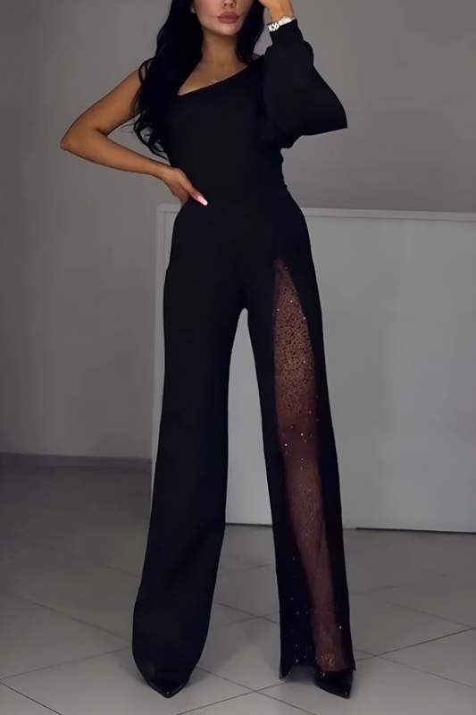 Isa™ | Jumpsuit met wijde pijpen