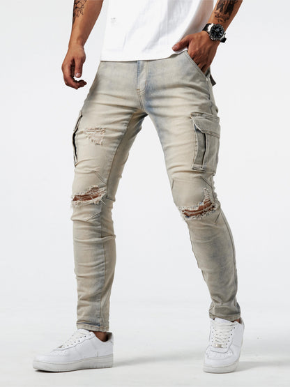 Vanmeeren™ | Slim Fit Cargo Jeans