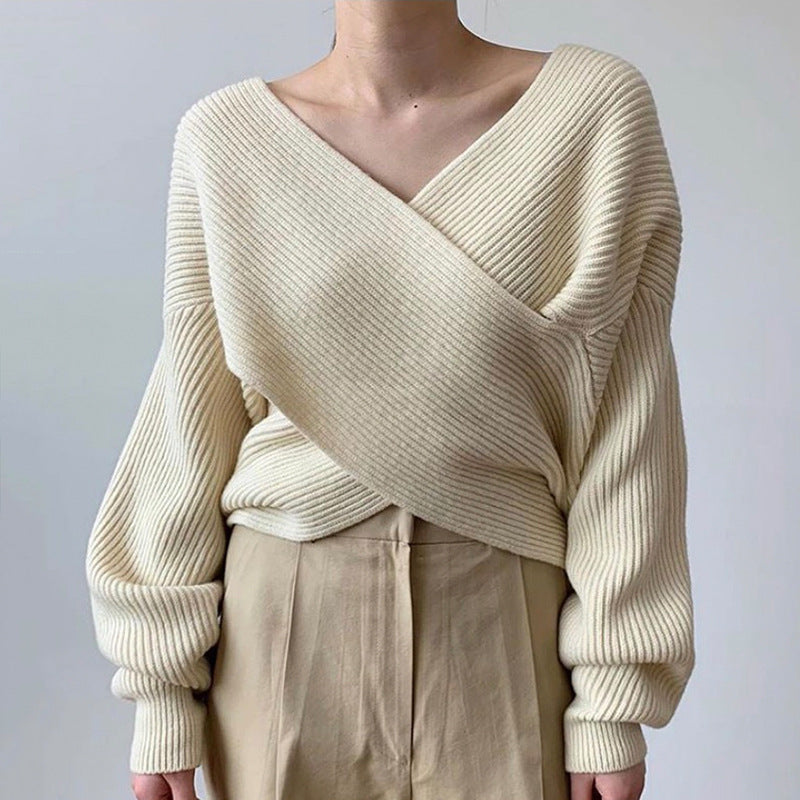 Vanmeeren™ | Elegante kruisgebreide trui