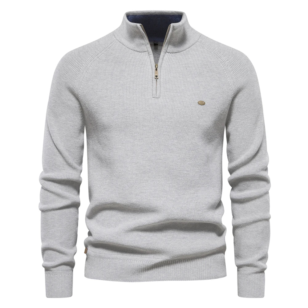 Vanmeeren™ | Gebreide Zip-Up Trui
