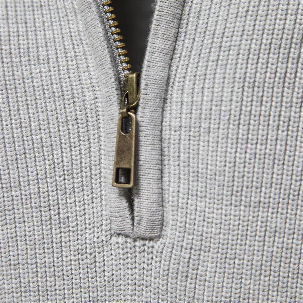 Vanmeeren™ | Gebreide Zip-Up Trui