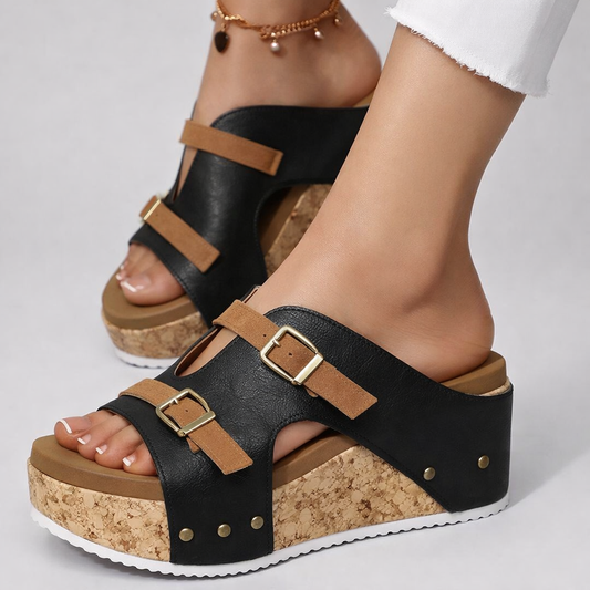 Maëva | Elegant Platform Comfort Sandals