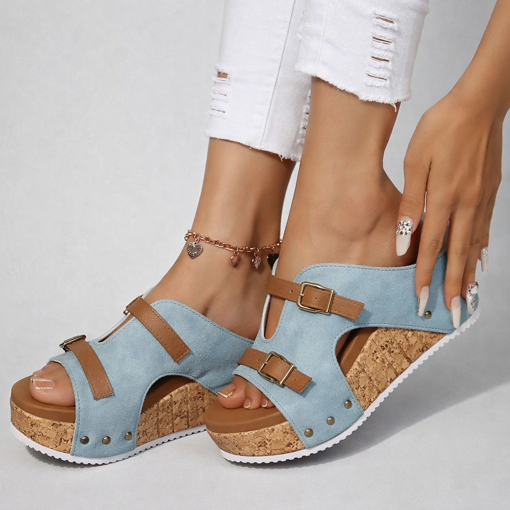 Maëva | Elegant Platform Comfort Sandals