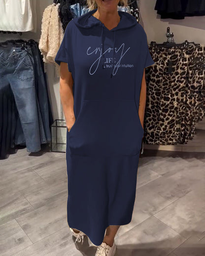 Mélina™ | Soft hoodie dress