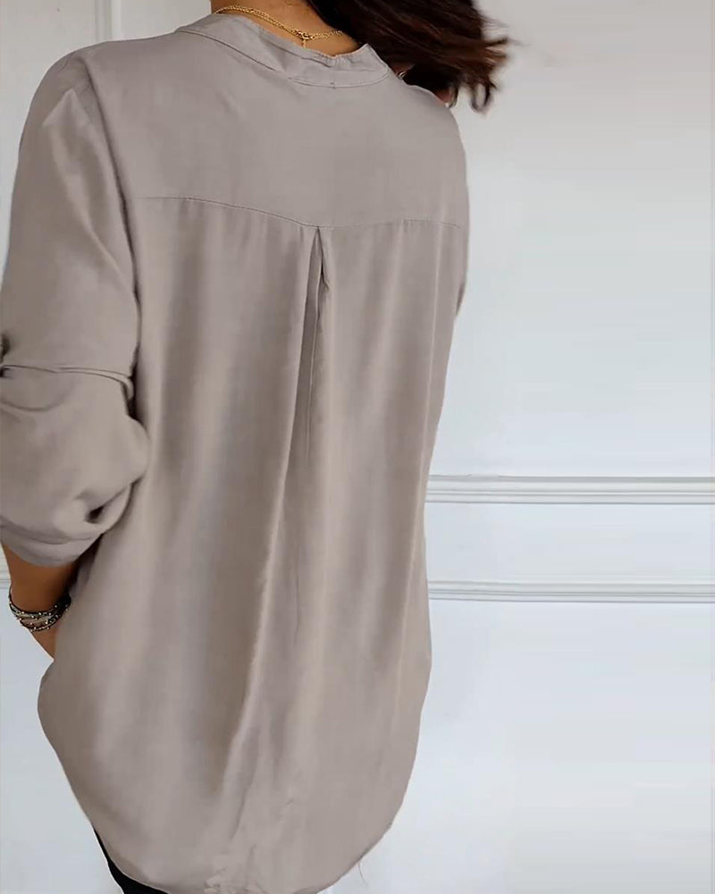 Casual Top met Pailletten Details