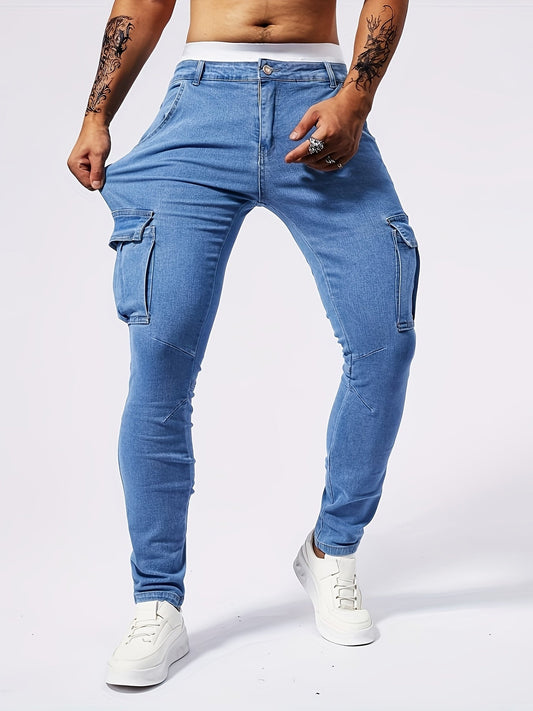 Vanmeeren™ | Slim Fit Cargo Jeans