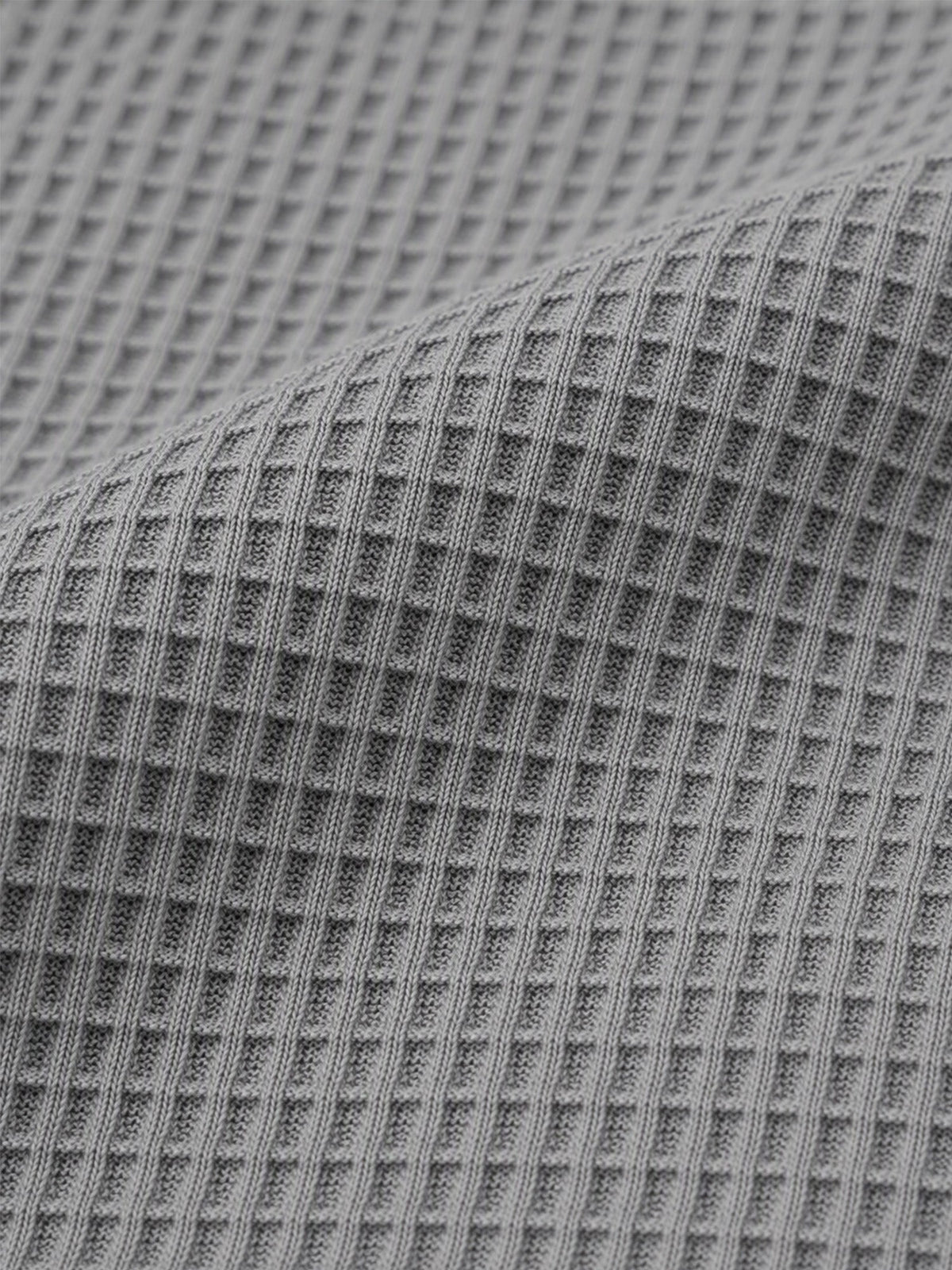 Vanmeeren™ | Gelaagde comfortabele wafelgebreid T-shirt