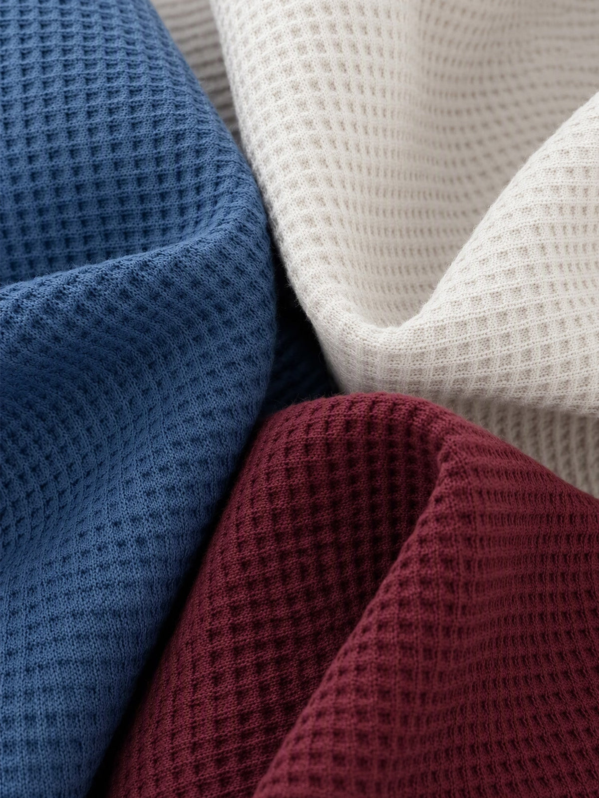 Vanmeeren™ | Gelaagde comfortabele wafelgebreid T-shirt