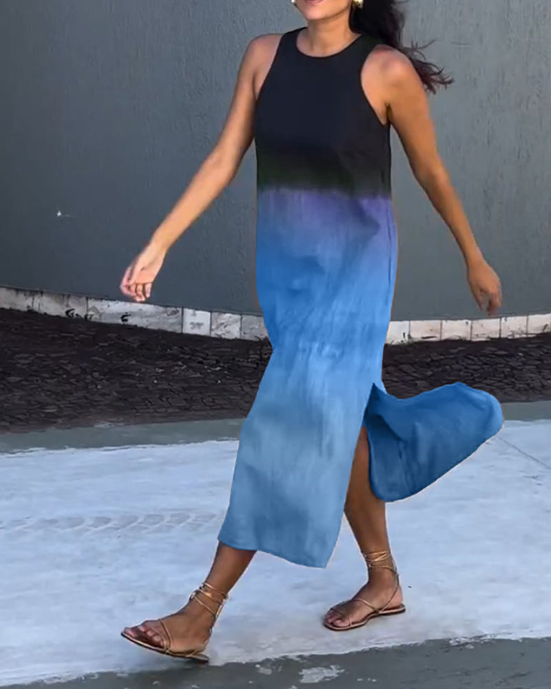 Laluna® | Modieuze Mouwloze Jurk