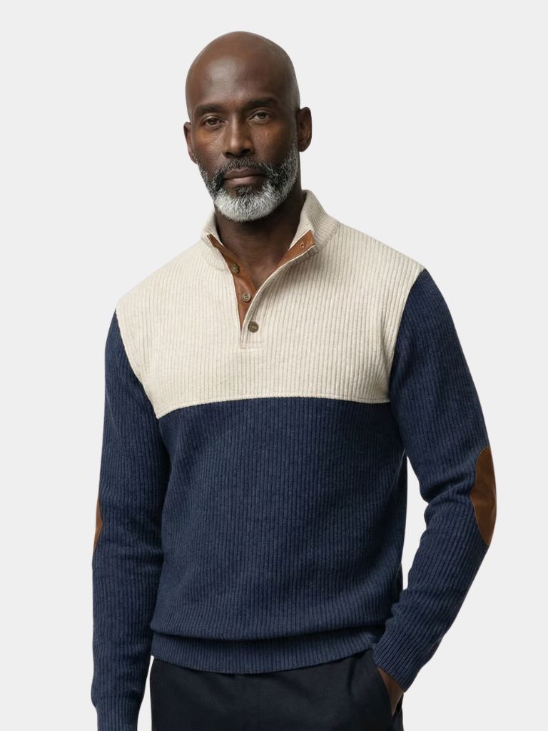Vanmeeren™ | Hoge Kraag Corduroy Retro Pullover