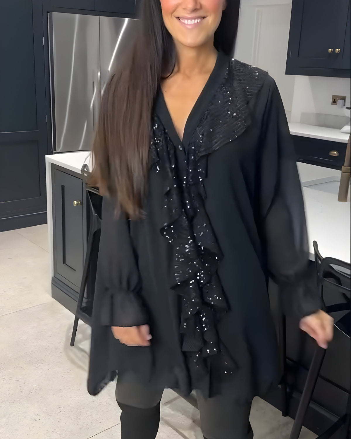 Skylar™ | Elegant Ruffled Blouse