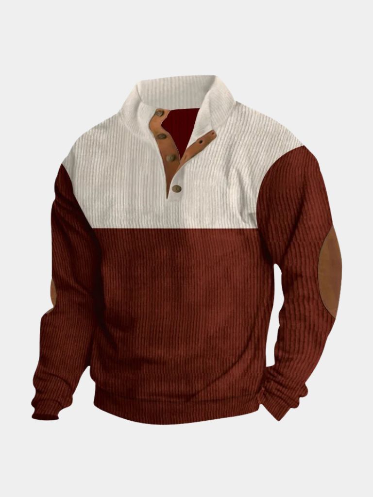 Vanmeeren™ | Hoge Kraag Corduroy Retro Pullover