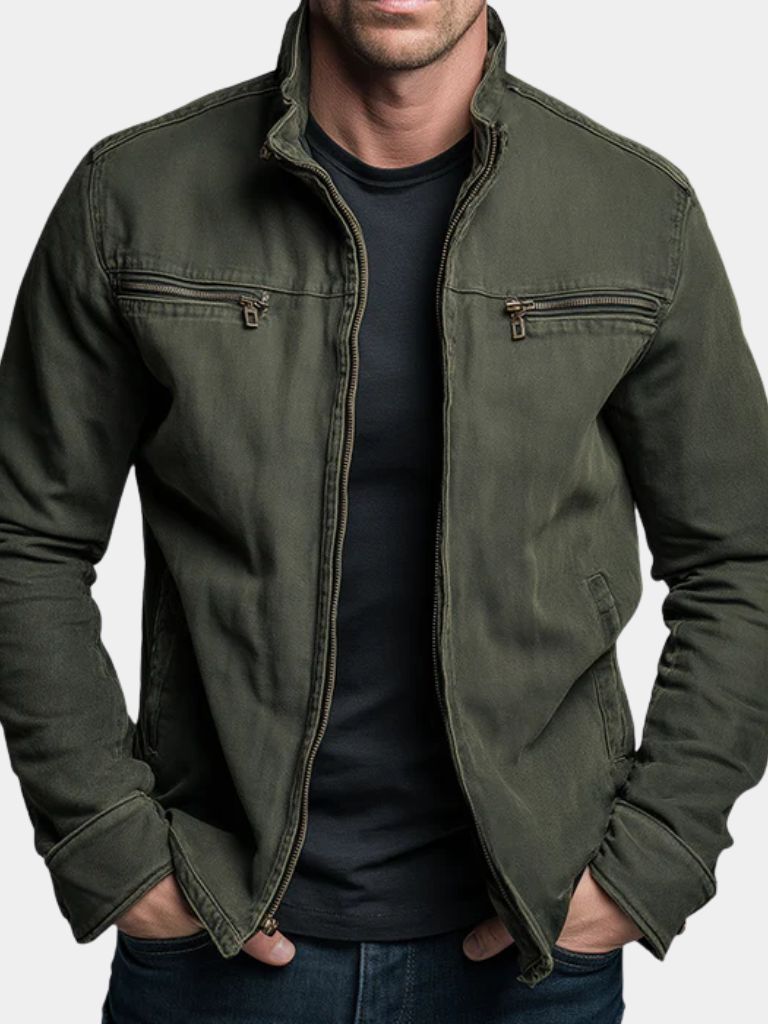 Vanmeeren™ | Valmont Vintage Olijfgroene Field Jacket